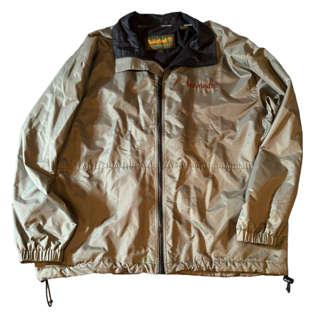 Timberland Weathergear Waterproof Shell Men’s Microfleece Lined Jacket Size L.